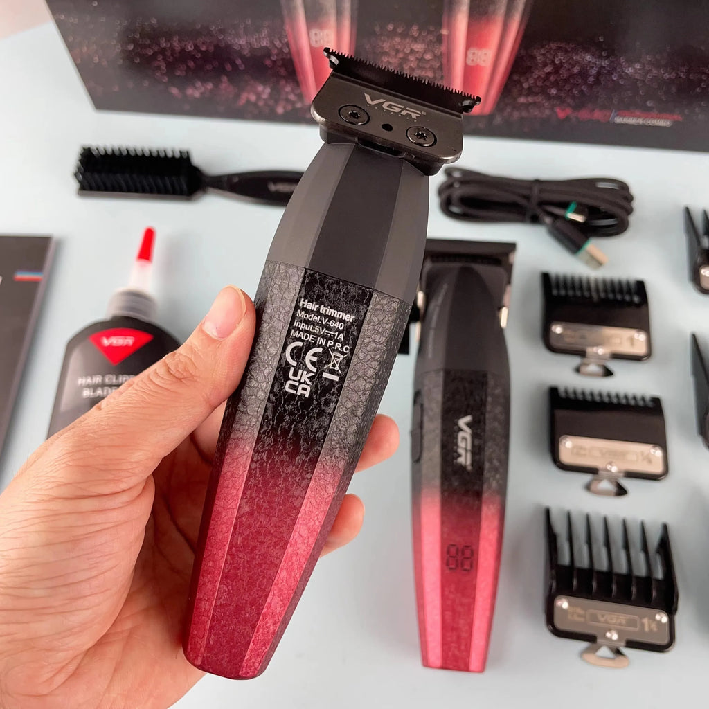 VYRON® Elite 2-in-1 Barber Trimmer Kit – Professional Cordless Clipper Set