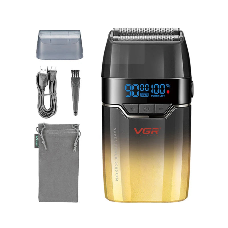 VYRON® Dual Foil Pro Shaver – High-Speed Cordless Finishing Razor