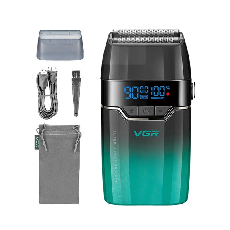 VYRON® Dual Foil Pro Shaver – High-Speed Cordless Finishing Razor