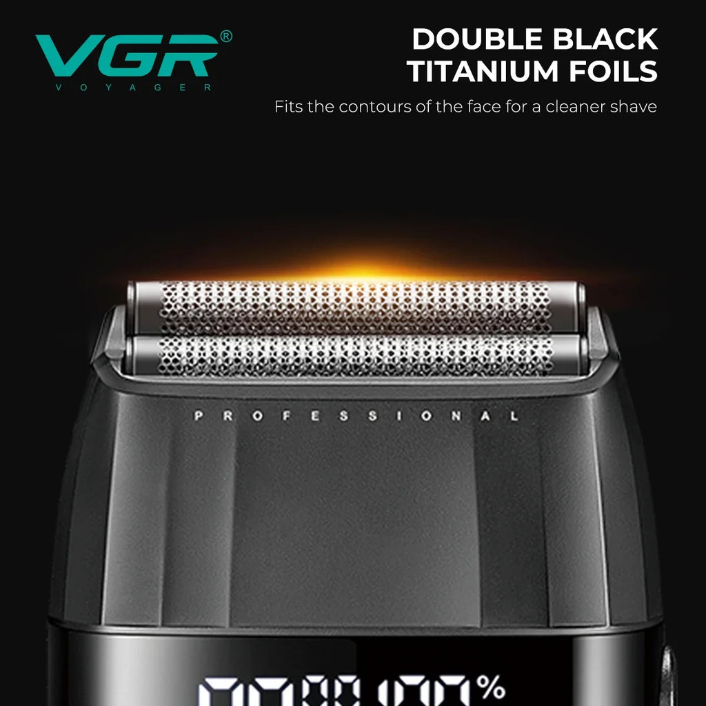 VYRON® Turbo Pro Barber Set – 9000RPM Cordless Clipper & Trimmer Kit