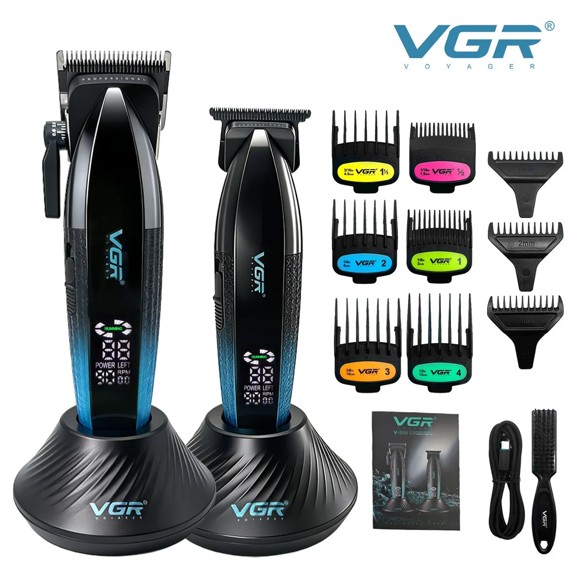 VYRON® Pro Barber Clipper Kit – Cordless Precision Fade Machine