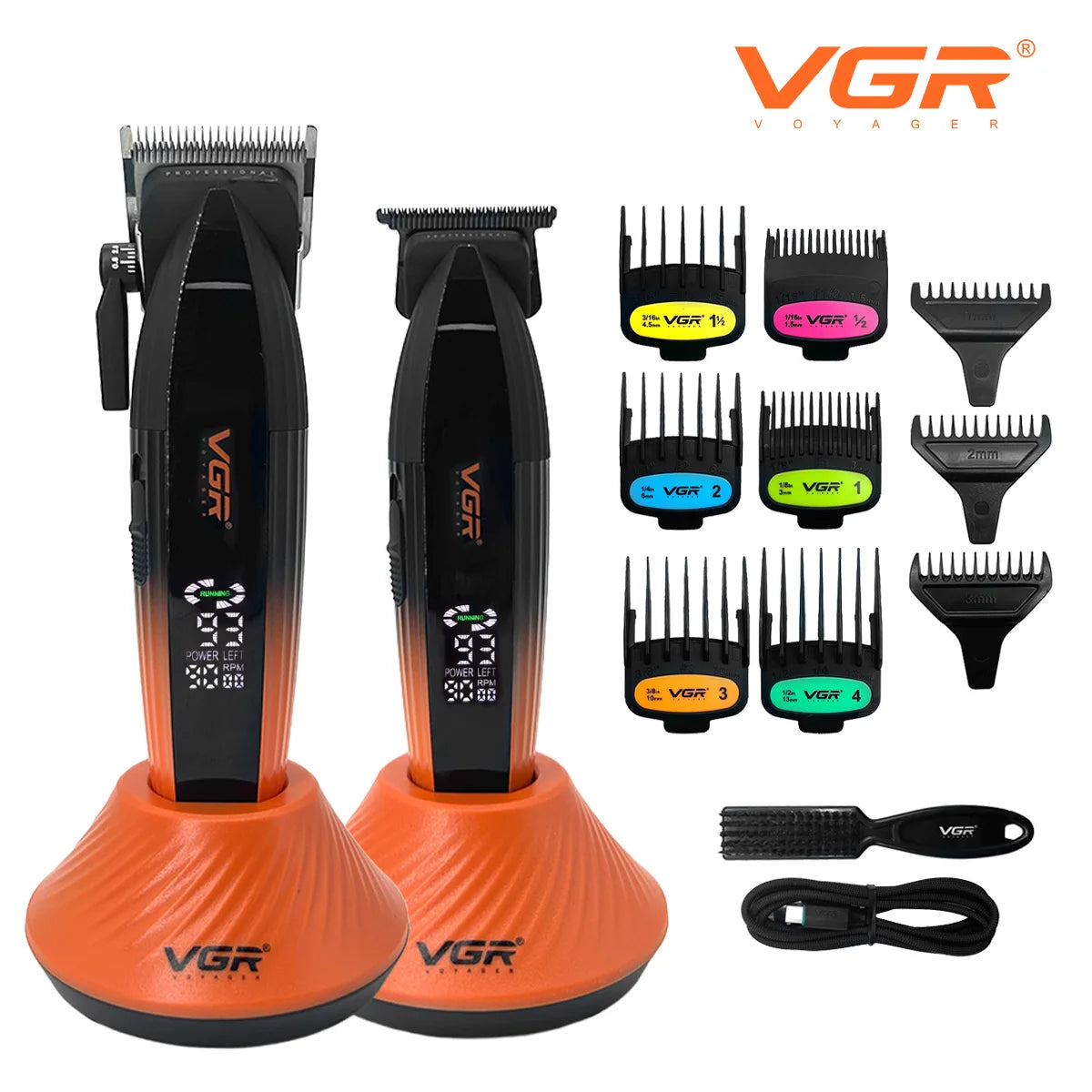 VYRON® Pro Barber Clipper Kit – Cordless Precision Fade Machine