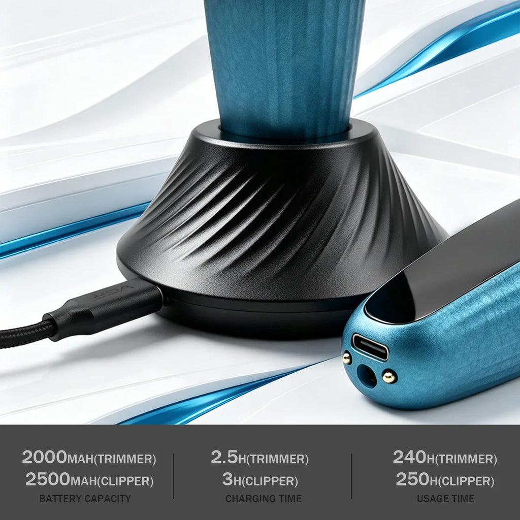 VYRON® Pro Barber Clipper Kit – Cordless Precision Fade Machine